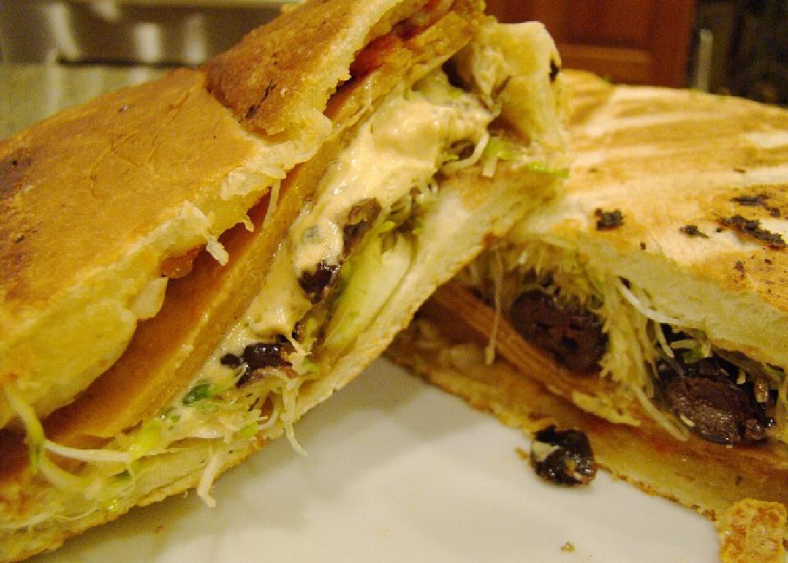 Veggie Panini with Yves Veggie Ham