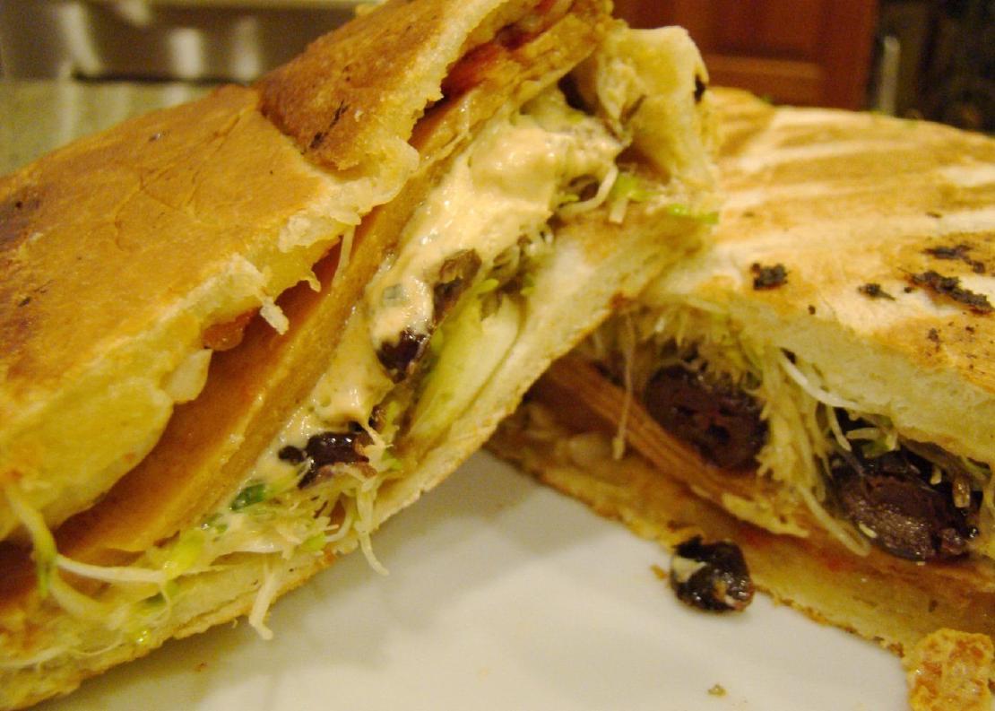 Veggie Panini with Yves Veggie Ham